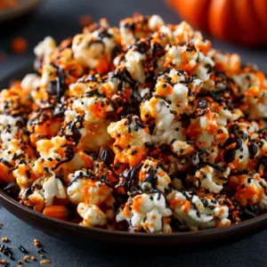 Spooky Halloween Popcorn