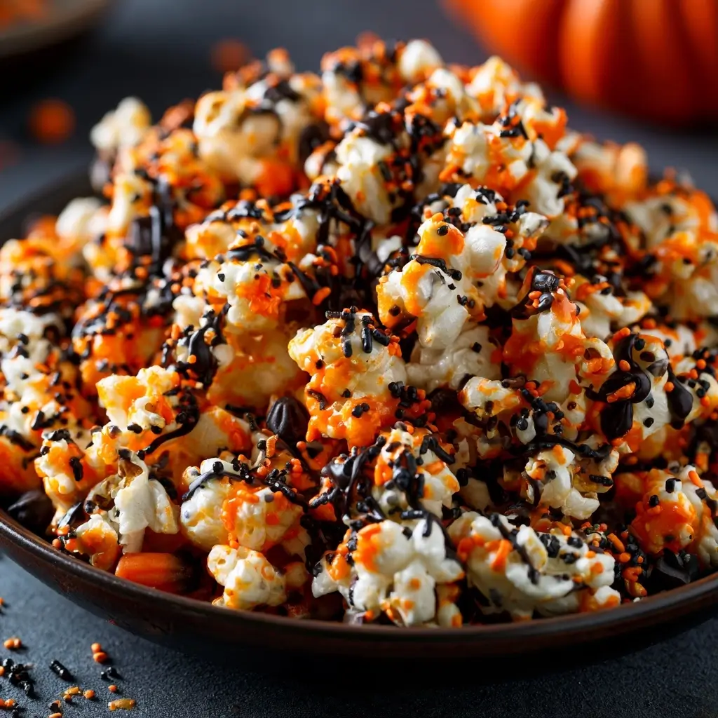 Spooky Halloween Popcorn
