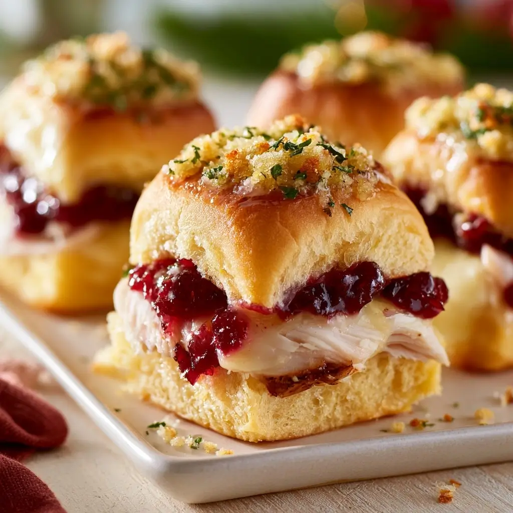 Turkey Cranberry Sliders | Thanksgiving Sliders Recipes, Thanksgiving Dinner