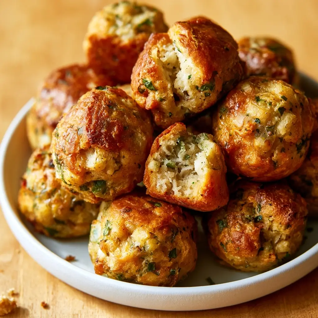 Thanksgiving Stuffing Balls