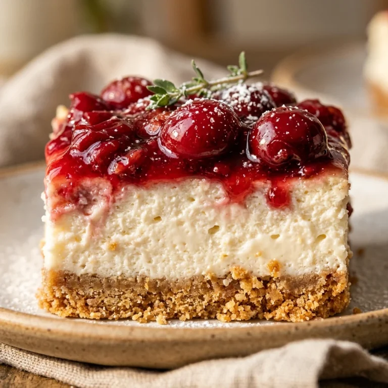 Cherry Cheesecake Bars