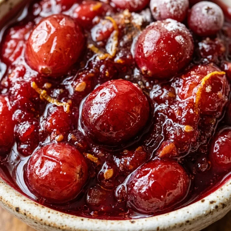 Delicious Slow Cooker Cranberry Sauce