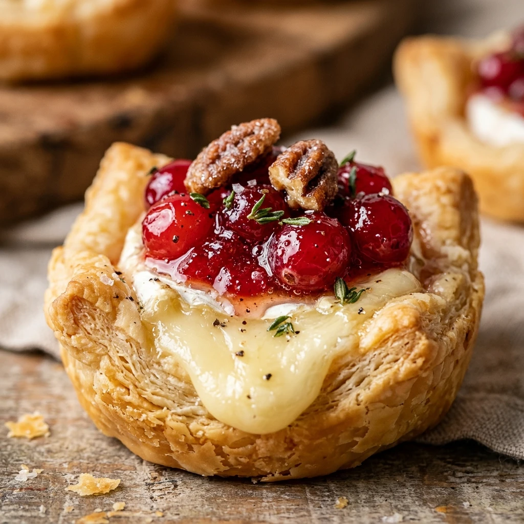 Mini Brie Cranberry Tartlets