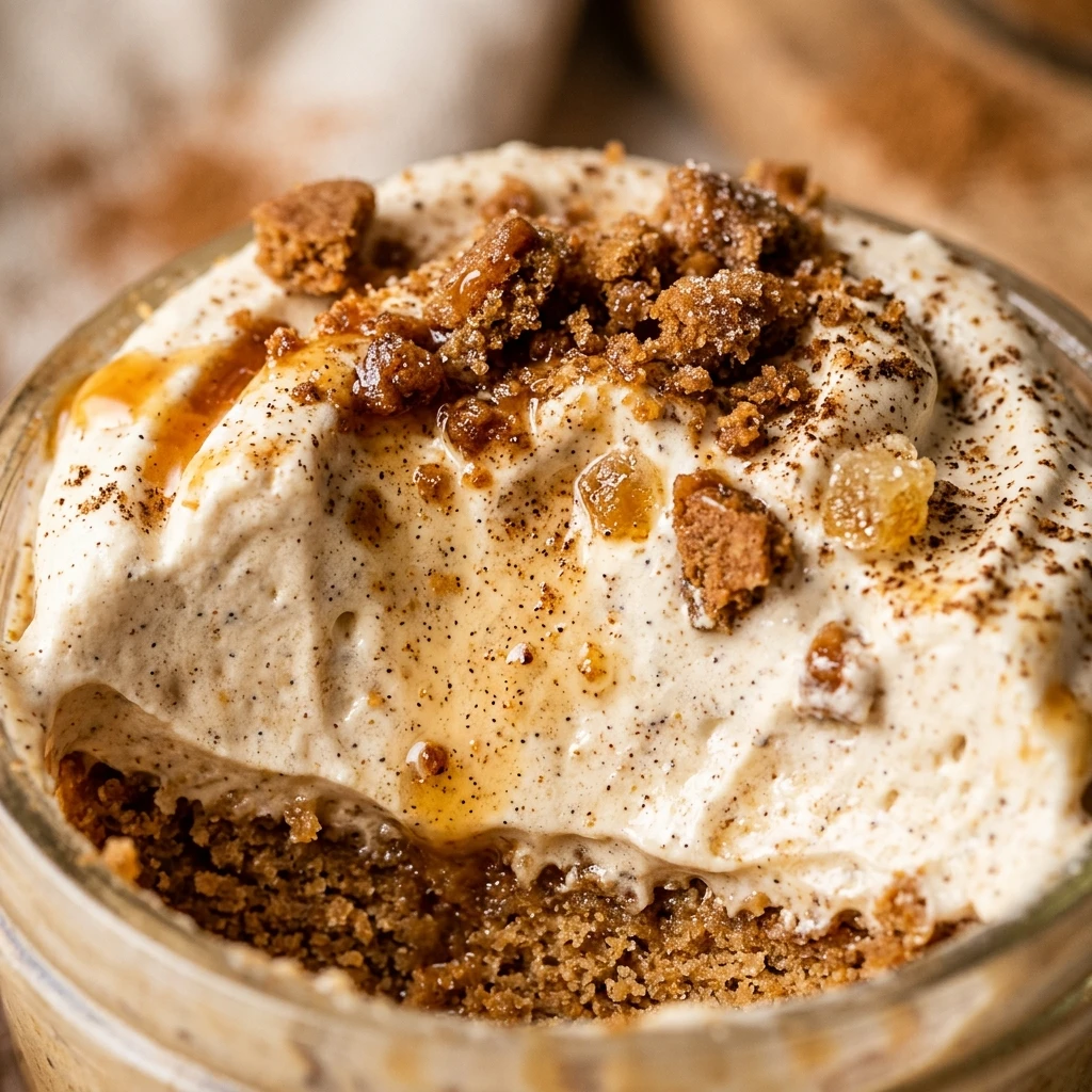 No-Bake Gingerbread Cheesecake Cups