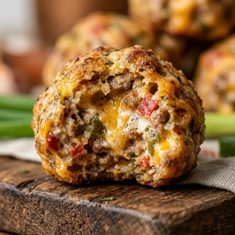 Rotel Cream Cheese Sausage Balls