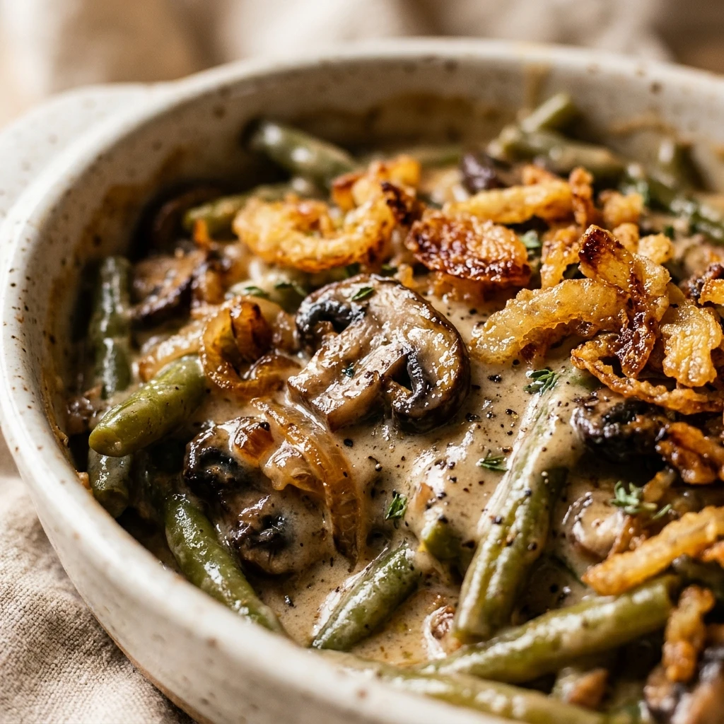 Vegan Green Bean Casserole