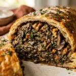 Vegetarian Mushroom Wellington for Thanksgiving